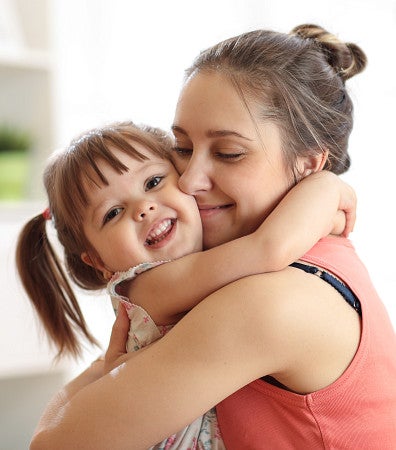 Mother Daughter Hug