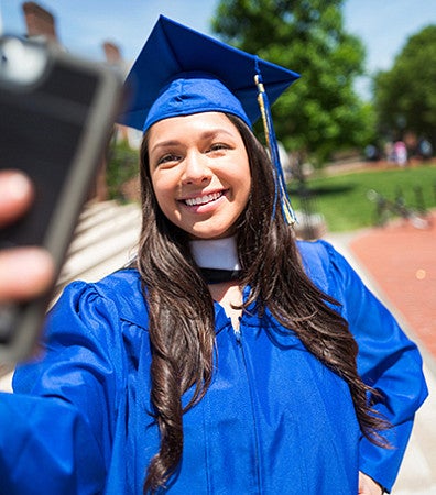 image of individual in graduation 