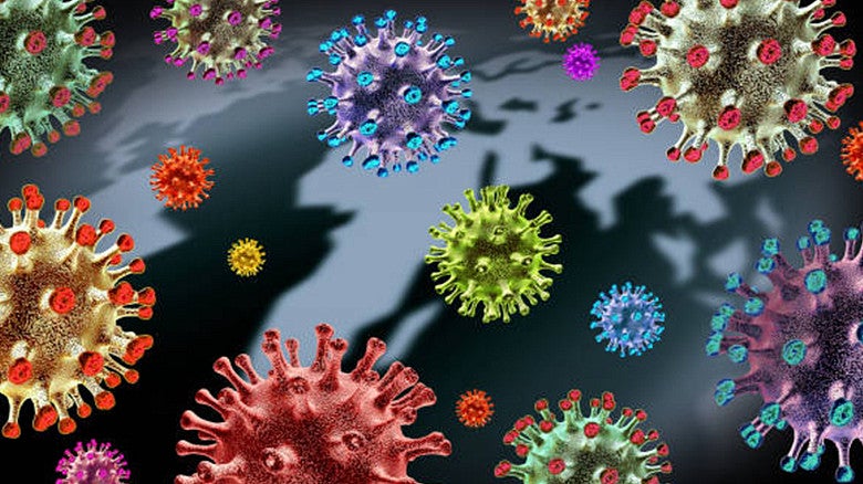 image of multiple viruses